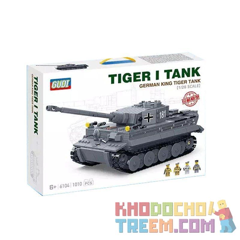 Xe tăng Tiger  CADA C51018W  Đồ chơi thông minh Steamland