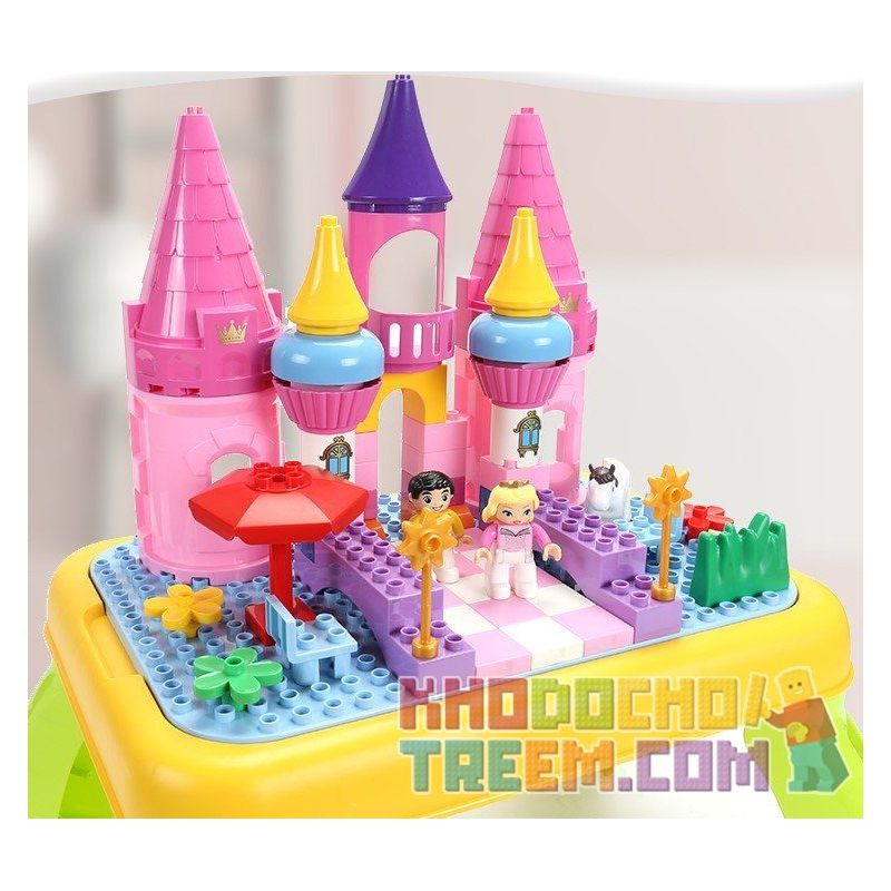 FEELO 1617 Xếp hình kiểu    Castle Of Princess Sleeping In The Forest Lâu đài Của Công Chúa Ngủ Trong Rừng 67 khối