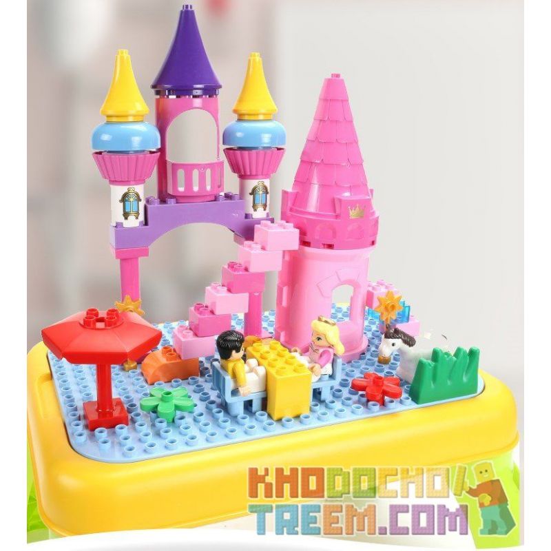 FEELO 1617 Xếp hình kiểu    Castle Of Princess Sleeping In The Forest Lâu đài Của Công Chúa Ngủ Trong Rừng 67 khối