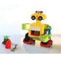 FEELO 1607 Xếp hình kiểu Lego Duplo DUPLO Alien Robot Wall - E Robot Ngoài Hành Tinh Wall - E 65 khối
