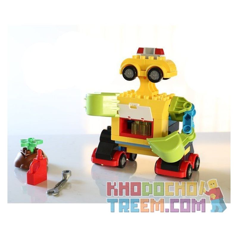 Feelo 1607 Xếp hình kiểu LEGO Duplo Alien robot Wall - E robot ngoài hành tinh Wall - E 65 khối Feelo 1607 Xếp hình kiểu LEGO Duplo Alien robot Wall - E robot ngoài hành tinh Wall - E 65 khối