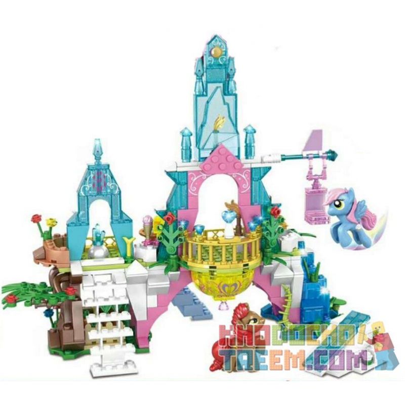 SHENG YUAN SY 1096 Xếp hình kiểu Lego MY LITTLE PONY My Little Pony Lâu đài tình yêu pha lê của Pony 359 khối SHENG YUAN SY 1096 Xếp hình kiểu Lego MY LITTLE PONY My Little Pony Lâu đài tình yêu pha lê của Pony 359 khối