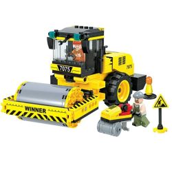 Winner 7075 Xếp hình kiểu Lego CITY Little Engineers Small Engineer Roller Xe Lu 311 khối