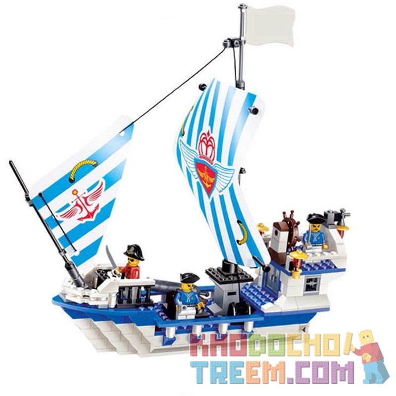 JIE STAR 30005 Xếp hình kiểu Lego PIRATES OF THE CARIBBEAN Dauntless Thuyền Cướp Biển 339 khối