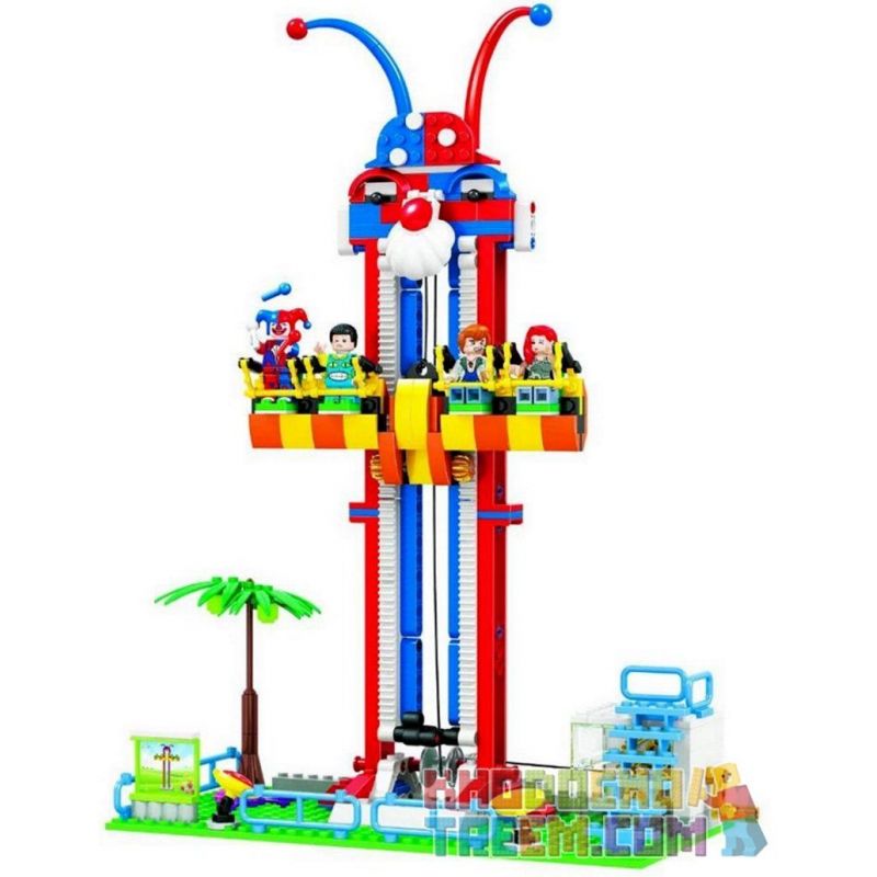 Winner 7043 Xếp hình kiểu Lego City Modern Paradise Vertical Limit Trò Chơi Cảm Giác Mạnh 337 khối
