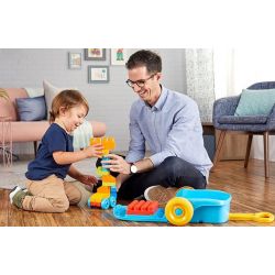  Mega Bloks Mega Bloks FLT37 Mobile Pocket With Klock Xếp hình Vali Xếp Hình Di Động 16 khối