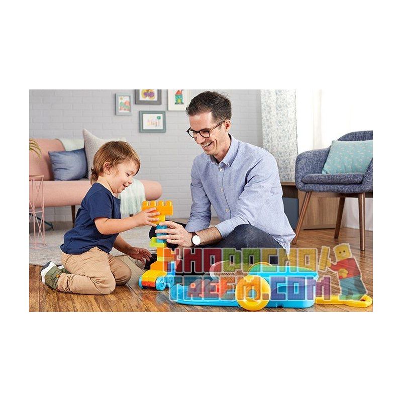 Mega Bloks Mega Bloks FLT37 Mobile Pocket With Klock Xếp hình Vali Xếp Hình Di Động 16 khối