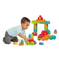 Mega Bloks Mega Bloks DXH35 Building Basics Abc Learning Train Xếp hình Xếp Hình Tàu Hỏa 60 Khối 60 khối  Mega Bloks Mega Bloks DXH35 Building Basics Abc Learning Train Xếp hình Xếp Hình Tàu Hỏa 60 Khối 60 khối