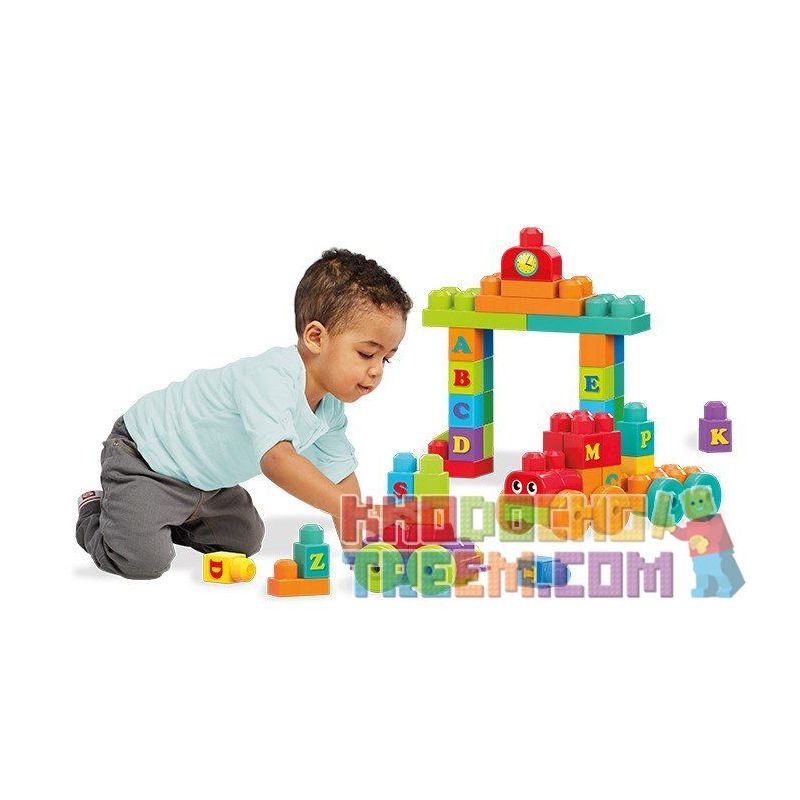 Mega Bloks Mega Bloks DXH35 Building Basics Abc Learning Train Xếp hình Xếp Hình Tàu Hỏa 60 Khối 60 khối  Mega Bloks Mega Bloks DXH35 Building Basics Abc Learning Train Xếp hình Xếp Hình Tàu Hỏa 60 Khối 60 khối