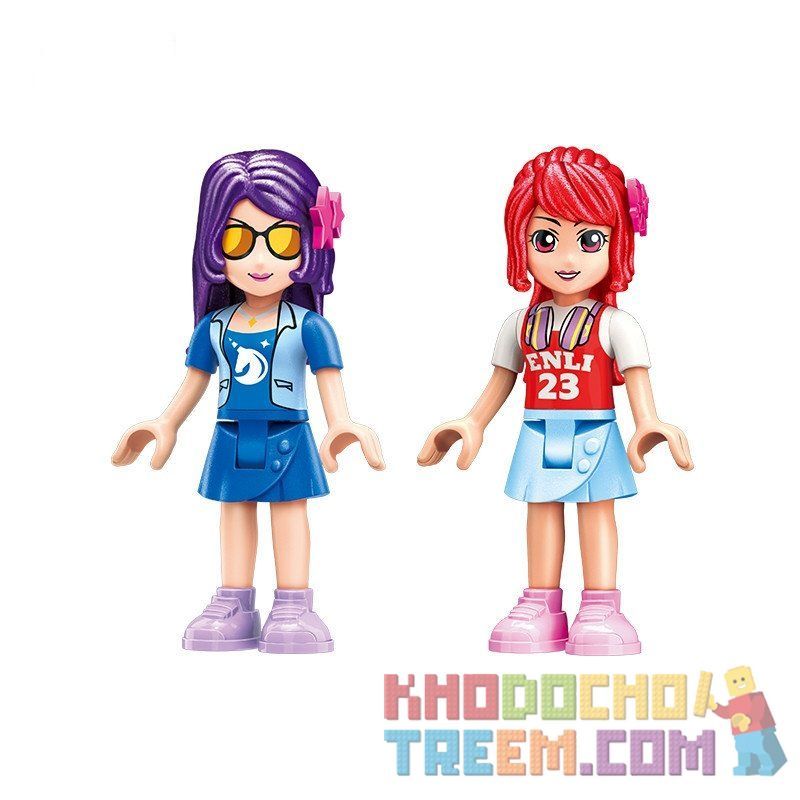 Enlighten 2014 Qman 2014 non  TIỆM KARAOKE CỦA CHERRY bộ đồ chơi xếp lắp ráp ghép mô hình Cô Nàng Ngọt Ngào 342 khối