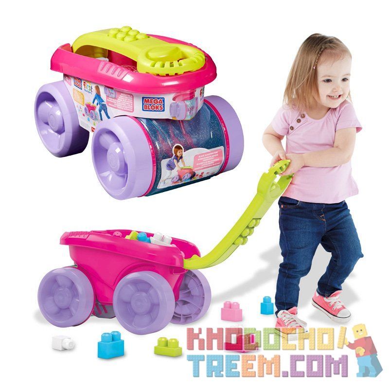  Mega Bloks Mega Bloks CNK33 Building Blocks Playset. Pink Xếp hình Xe Kéo Bộ Xếp Hình 20 Khối 20 khối