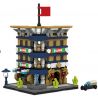 PanlosBrick 657015 Panlos Brick 657015 non  NGÂN HÀNG bộ đồ chơi xếp lắp ráp ghép mô hình Mini Modular STREETSCAPE BANK Đường Phố Thu Nhỏ 310 khối