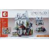 SEMBO WEKKI VIGGI SD6300 6300 non  NHÀ HÀNG PARIS bộ đồ chơi xếp lắp ráp ghép mô hình Mini Modular SEMBO BLOCK Đường Phố Thu Nhỏ 343 khối