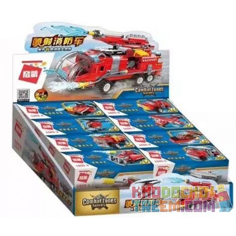 Enlighten 1805 Qman 1805 non Lego XE CỨU HỎA CỠ LỚN ĐƯỢC KẾT HỢP BỞI ...