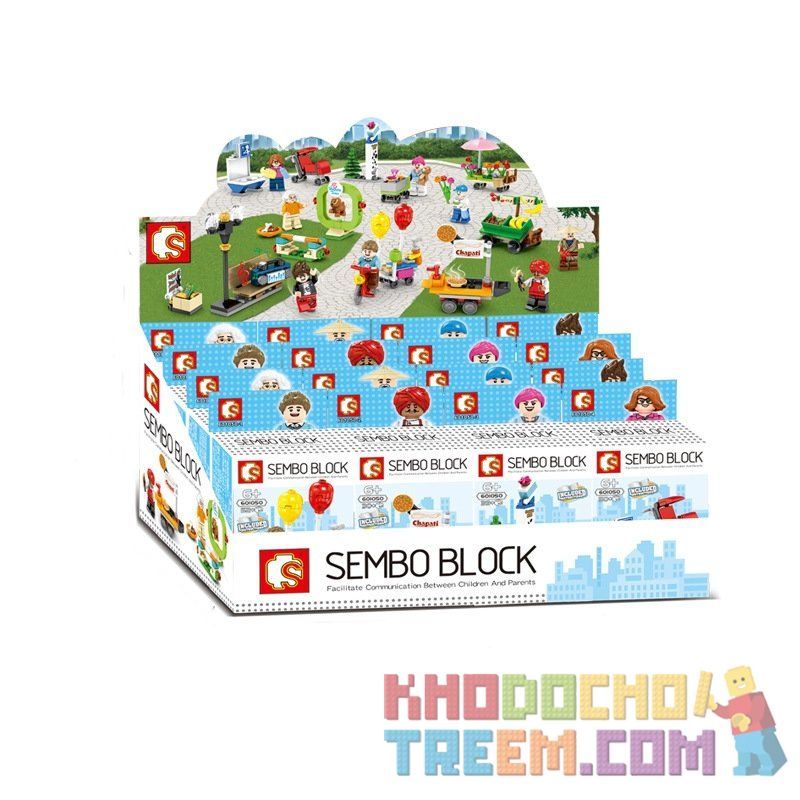 SEMBO 601050 non  CƯ DÂN THÀNH PHỐ 8 bộ đồ chơi xếp lắp ráp ghép mô hình City 325 khối SEMBO 601050 non  CƯ DÂN THÀNH PHỐ 8 bộ đồ chơi xếp lắp ráp ghép mô hình City 325 khối