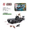 Enlighten 1730 Qman 1730 non  ĐỘT NHẬP CĂN CỨ TÀU NGẦM bộ đồ chơi xếp lắp ráp ghép mô hình Military Army COMBAT ZONES Quân Sự Bộ Đội 1196 khối