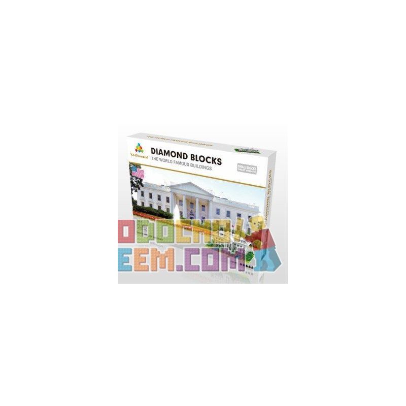 YZ DIAMOND 062 Xếp hình kiểu Nanoblock ARCHITECTURE The White House Nhà Trắng 2021 khối YZ DIAMOND 062 Xếp hình kiểu Nanoblock ARCHITECTURE The White House Nhà Trắng 2021 khối