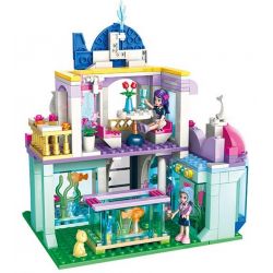 Enlighten 2012 Qman 2012 non  THỦY CUNG CÁ VOI XANH bộ đồ chơi xếp lắp ráp ghép mô hình Cherry Cô Nàng Ngọt Ngào 327 khối