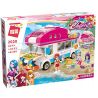 Enlighten 2020 Qman 2020 non  XE Ô TÔ DÃ NGOẠI bộ đồ chơi xếp lắp ráp ghép mô hình  CHERRY Các Bạn Gái 309 khối