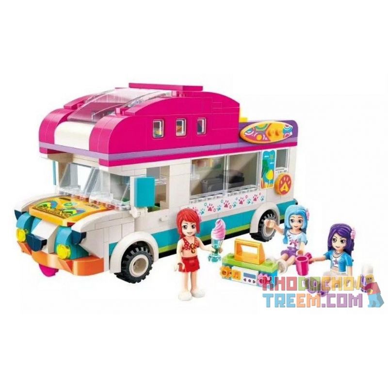 Enlighten 2020 Qman 2020 KEEPPLEY 2020 Xếp hình kiểu Lego FRIENDS Cherry Shirley Vibrant Beach Dog Camping Car Xe ô Tô Dã Ngoại 309 khối Enlighten 2020 Qman 2020 KEEPPLEY 2020 Xếp hình kiểu Lego FRIENDS Cherry Shirley Vibrant Beach Dog Camping Car Xe ô Tô Dã Ngoại 309 khối