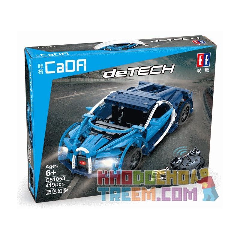 DOUBLEE CADA C51053 51053 non Lego SIÊU XE ĐIỀU KHIỂN TỪ XA bộ đồ