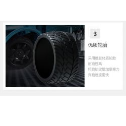 DOUBLEE CADA C51053 51053 non  SIÊU XE ĐIỀU KHIỂN TỪ XA bộ đồ chơi xếp lắp ráp ghép mô hình  DETECH Kỹ Thuật Công Nghệ Cao Mô Hình Phương Tiện 419 khối