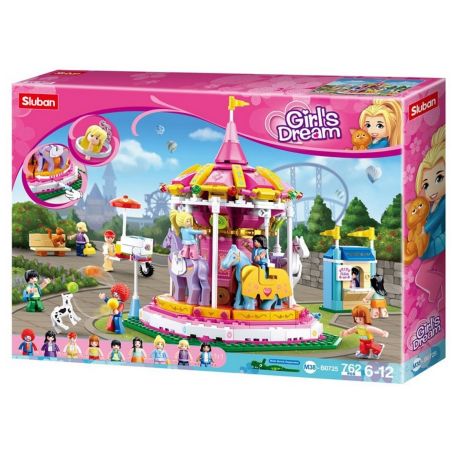SLUBAN M38-B0725 B0725 0725 M38B0725 38-B0725 non  BĂNG CHUYỀN bộ đồ chơi xếp lắp ráp ghép mô hình Girl's Dream Giấc Mơ Con Gái 762 khối