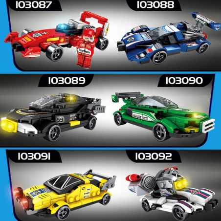 LIMO TOY KB085 SEMBO 103092 103087 103088 103089 103090 103091 non  ROBOT XE ĐUA bộ đồ chơi xếp lắp ráp ghép mô hình Transformers MECHA OF STEEL Robot Đại Chiến Người Máy Biến Hình 657 khối