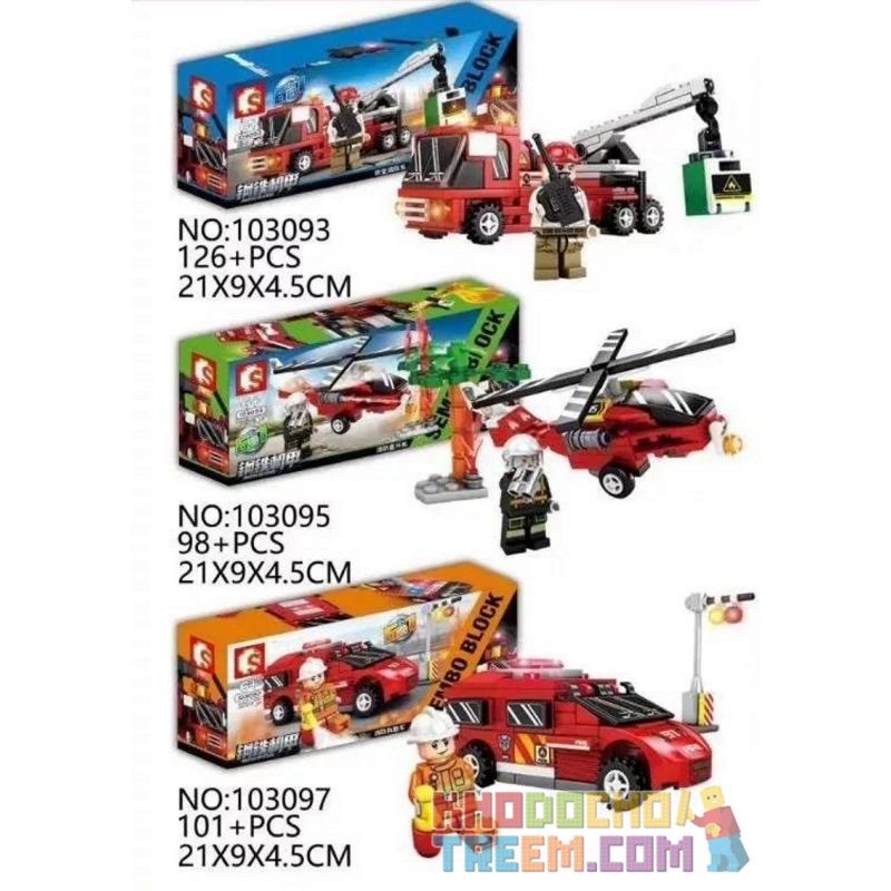 SEMBO 103093 103094 103095 103096 103097 103098 non  JICHANG LIEBA 6 KẾT HỢP bộ đồ chơi xếp lắp ráp ghép mô hình Transformers MECHA OF STEEL Robot Đại Chiến Người Máy Biến Hình 649 khối