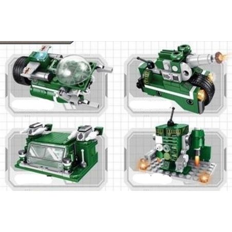 PanlosBrick 633023A 633023B 633023C 633023D 633023E 633023F 633023G 633023H Panlos Brick 633023A 633023B 633023C 633023D 633023E 633023F 633023G 633023H non  HỆ THỐNG TÊN LỬA PHÒNG KHÔNG TRUNG QUỐC HỒNG KÌ 7 bộ đồ chơi xếp lắp ráp ghép mô hình Military Army FIELD MISSILE VEHICLE Quân Sự Bộ Đội 681 khối