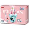 SLUBAN CREATIVE STYLE STREET FOOD M38 non  8 LOẠT MÓN ĂN ĐƯỜNG PHỐ HƯƠNG VỊ SÁNG TẠO bộ đồ chơi xếp lắp ráp ghép mô hình City FOOD COURT Thành Phố 2525 khối