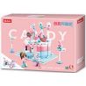 SLUBAN CREATIVE STYLE STREET FOOD M38 non  8 LOẠT MÓN ĂN ĐƯỜNG PHỐ HƯƠNG VỊ SÁNG TẠO bộ đồ chơi xếp lắp ráp ghép mô hình City FOOD COURT Thành Phố 2525 khối
