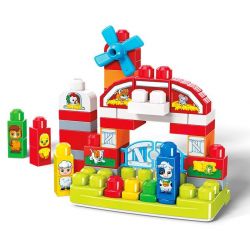  Mega Bloks Mega Bloks GCT50 Musical Farm Preschool Xếp hình Xếp Hình Trường Mầm Non Âm Nhạc 46 khối
