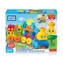  Mega Bloks Mega Bloks FWK22 The Alphabet Train, Multicolored Xếp hình Xếp Hình Tàu Hỏa Bảng Chữ Cái, Nhiều Màu 50 khối