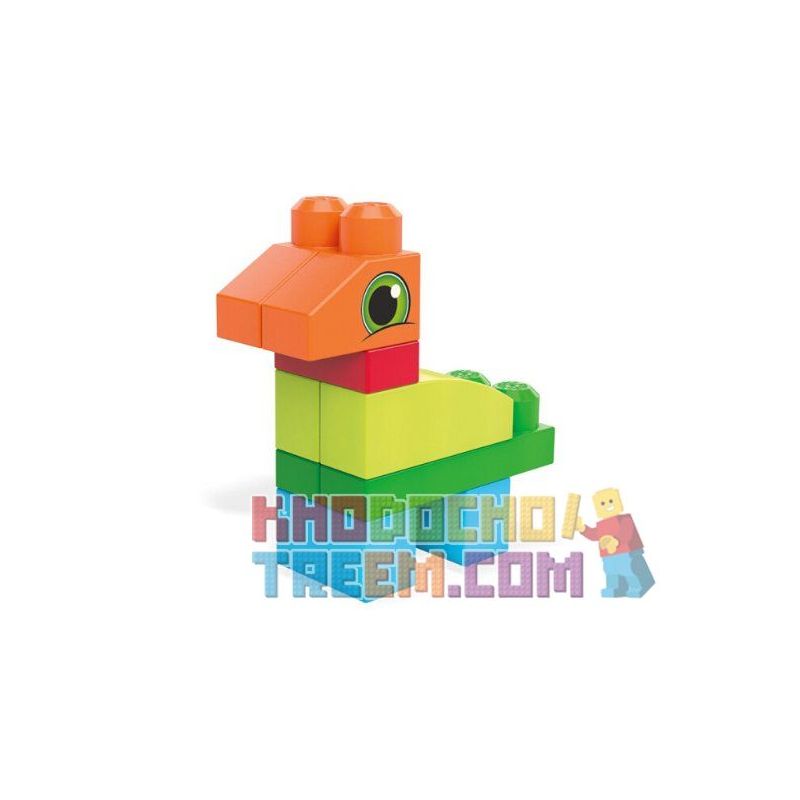  Mega Bloks Mega Bloks CNH10 First Builders Animal Adventures Xếp hình Xếp Hình Cuộc Phiêu Lưu Động Vật Đầu Tiên 20 khối