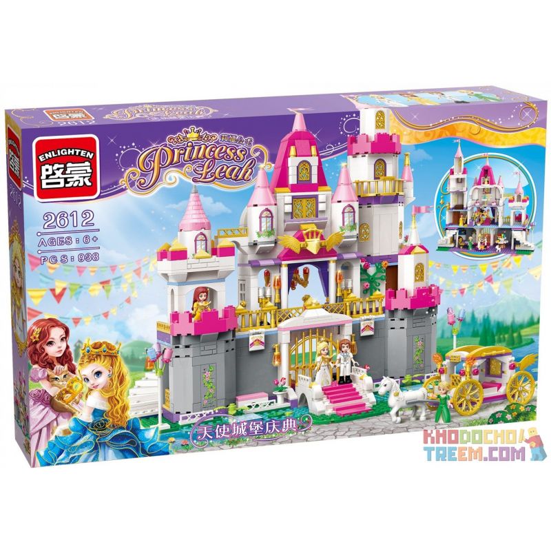Enlighten 2906 Qman 2906 non  GẤU ĐỒNG HÀNH bộ đồ chơi xếp lắp ráp ghép mô hình Classic BUILD N LEARN Cổ Điển 1156 khối