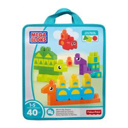  Mega Bloks Mega Bloks DXH34 Learn My Shapes Playset Xếp hình Xếp Hình 40 Khối 40 khối