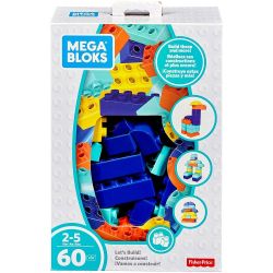  Mega Bloks Mega Bloks FLY43 Multi- Coloured Xếp hình Xếp Hình Sáng Tạo Khối Nhiều Màu 60 khối
