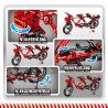SEMBO 703302 non  XE ĐẠP LEO NÚI MÀU ĐỎ bộ đồ chơi xếp lắp ráp ghép mô hình  Kỹ Thuật Công Nghệ Cao Mô Hình Phương Tiện 306 khối