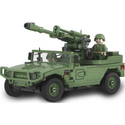 Winner 8005 Xếp hình kiểu Lego TANK BATTLE TankBattle Land War Self-speed Shot Súng Cối Tự Hành 305 khối