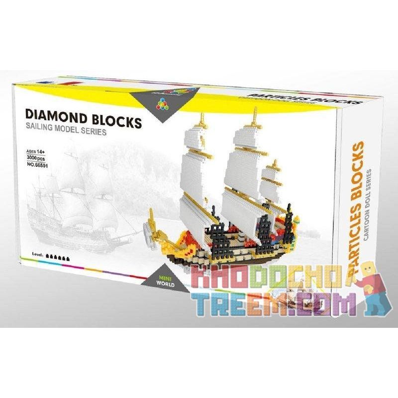 YZ DIAMOND 66501 Xếp hình kiểu Nanoblock ARCHITECTURE Corsair Series - Sailing Dòng Corsair - Đi Thuyền Buồm 3000 khối YZ DIAMOND 66501 Xếp hình kiểu Nanoblock ARCHITECTURE Corsair Series - Sailing Dòng Corsair - Đi Thuyền Buồm 3000 khối