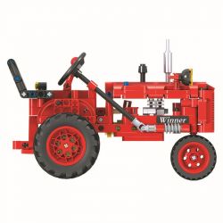 Winner 7070 Xếp hình kiểu Lego TECHNIC The Classical Old Tractor Classical Tractor 1 12 Máy Kéo Cổ điển 302 khối