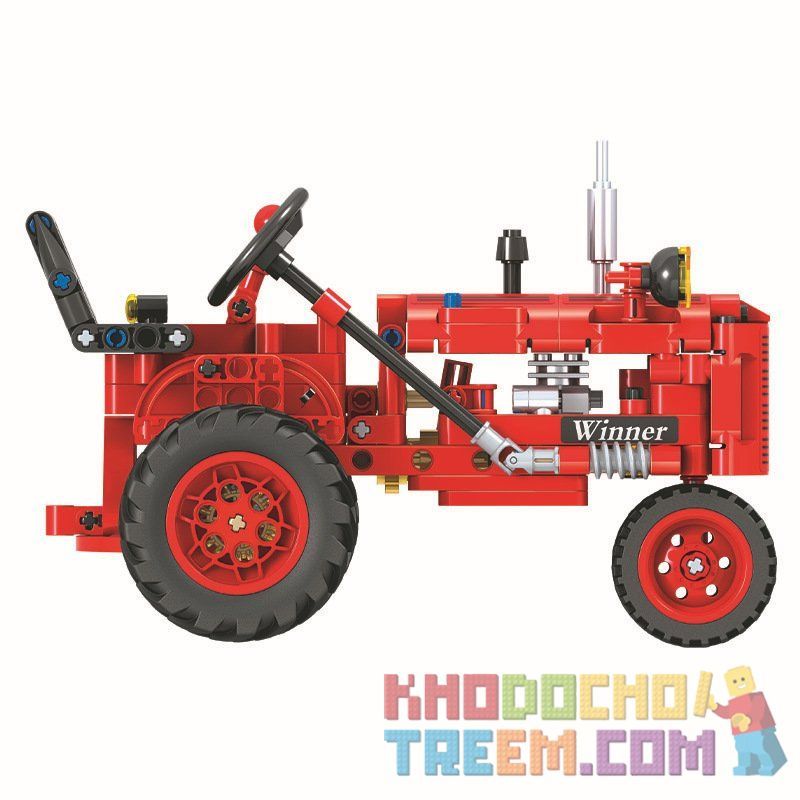 Winner 7070 non  MÁY KÉO CỔ ĐIỂN tỷ lệ 1:12 bộ đồ chơi xếp lắp ráp ghép mô hình  THE CLASSICAL OLD TRACTOR Kỹ Thuật Công Nghệ Cao Mô Hình Phương Tiện 302 khối