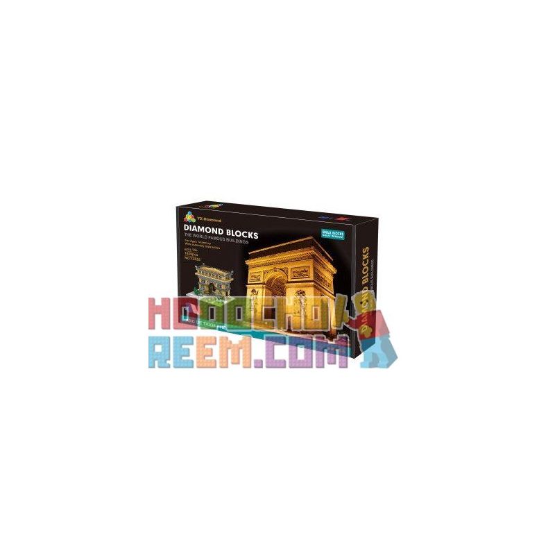 YZ DIAMOND 055 Xếp hình kiểu Nanoblock ARCHITECTURE Triumphal Arch Paris Khải Hoàn Môn Pari 1626 khối YZ DIAMOND 055 Xếp hình kiểu Nanoblock ARCHITECTURE Triumphal Arch Paris Khải Hoàn Môn Pari 1626 khối