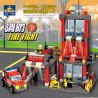 Kazi KY8052 8052 non  CHI NHÁNH LỬA bộ đồ chơi xếp lắp ráp ghép mô hình City FIRE FIGHT Thành Phố 300 khối
