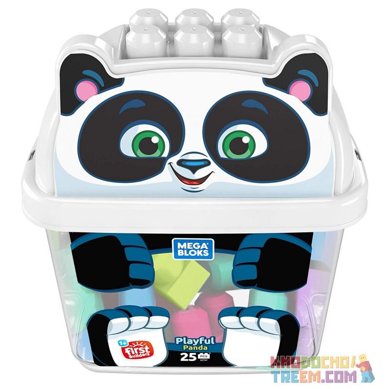  Mega Bloks Mega Bloks GCT46 Playful Panda, Multicolor Xếp hình Xếp Hình Gấu Trúc Vui Vẻ Nhiều Màu 25 khối