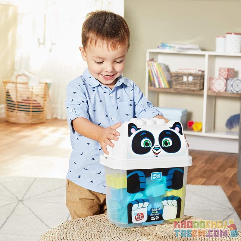  Mega Bloks Mega Bloks GCT46 Playful Panda, Multicolor Xếp hình Xếp Hình Gấu Trúc Vui Vẻ Nhiều Màu 25 khối