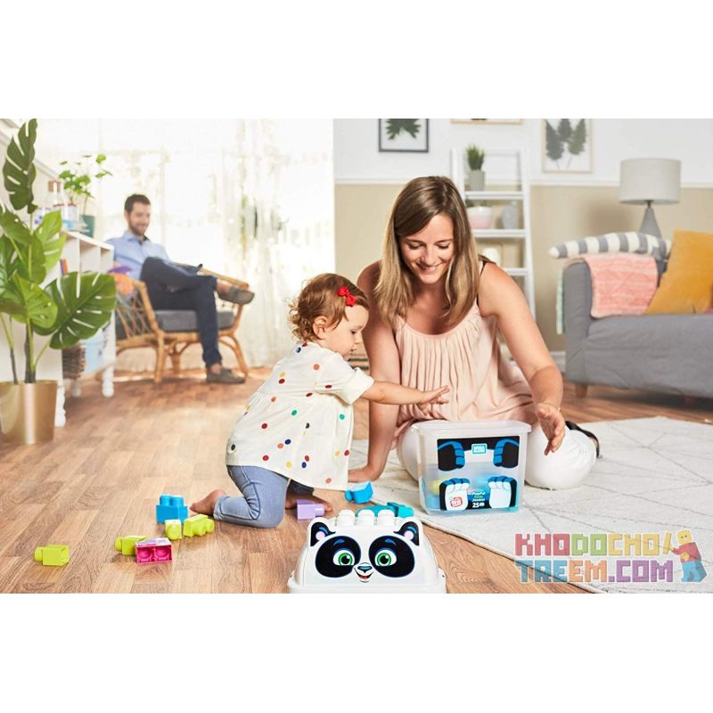  Mega Bloks Mega Bloks GCT46 Playful Panda, Multicolor Xếp hình Xếp Hình Gấu Trúc Vui Vẻ Nhiều Màu 25 khối