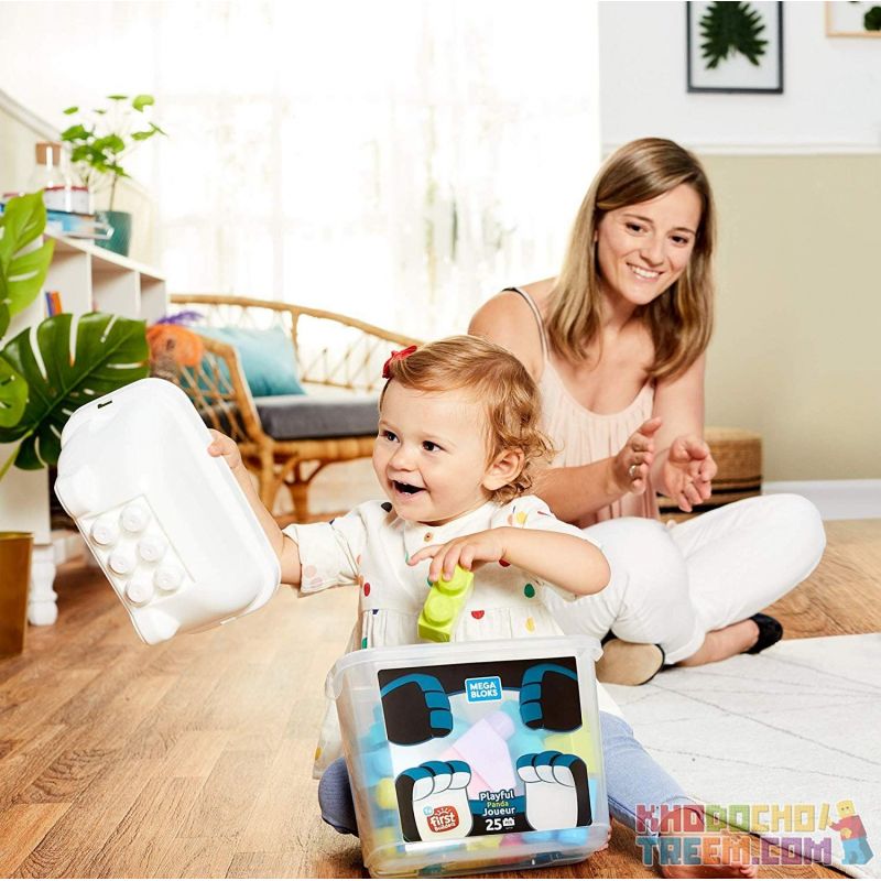  Mega Bloks Mega Bloks GCT46 Playful Panda, Multicolor Xếp hình Xếp Hình Gấu Trúc Vui Vẻ Nhiều Màu 25 khối