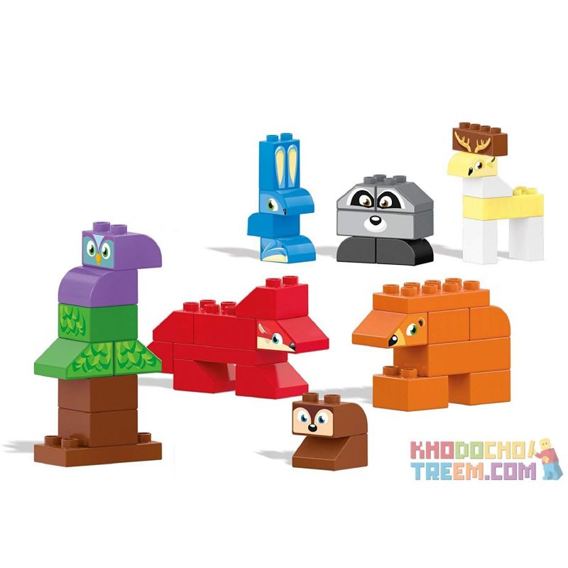  Mega Bloks Mega Bloks DWR74 My Friendly Forest Building Set Xếp hình Xếp Hình Khu Rừng Thân Thiện 40 khối